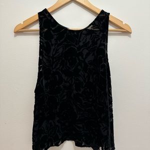 Wilfred Velvet Floral Tank